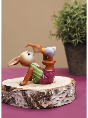 Goebel Figur " Hasenfamilie - Frechdachs " in Bunt