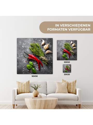 MuchoWow Leinwand Bilder Gewürze