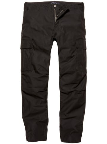 Vintage Industries Cargohose in Schwarz