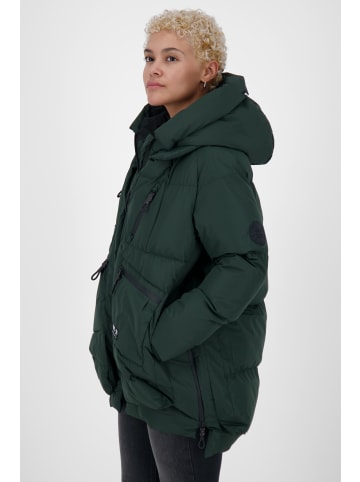 alife and kickin Winterjacke, Anorak, Outdoorjacke, Steppjacke, Steppmantel, Langjacke, Wintermantel RachelAK A in dark forest