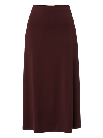 Les Lunes Midirock LUMII Skirt Jersey Midi in Bitter Chocolate