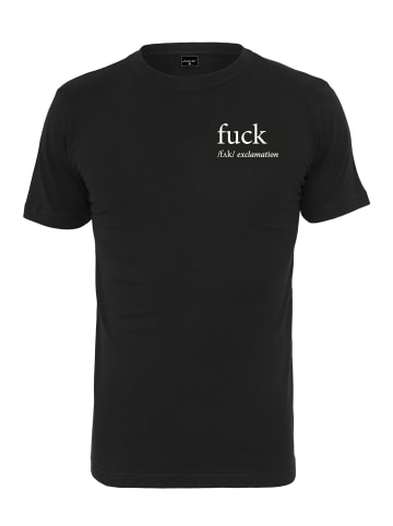 Mister Tee Mister Tee Herren FCK Tee in black