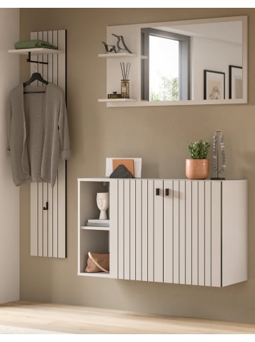 Inn.Furn Garderoben-Set 3-teilig Kaschmir 152 cm, Garderobenkombination hängend