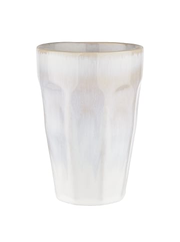 Butlers Tasse BERGAMO Latte Macchiato in Weiß