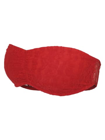 Urban Classics Urban Classics Damen Ladies Laces Bandeau in red