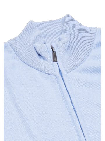 Blonda Damen Cardigan in Hellblau Melange