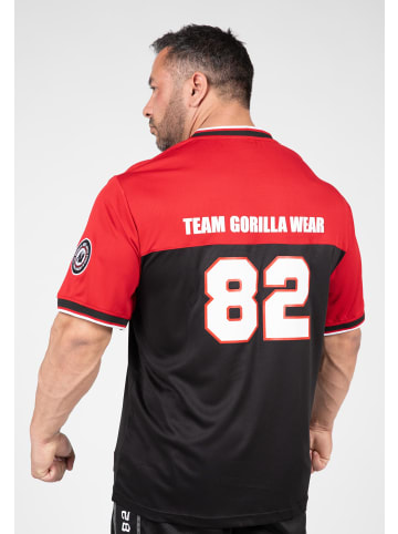 Gorilla Wear Trenton Football Trikot - Schwarz/Rot