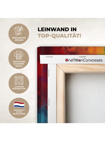 MuchoWow Leinwand Bilder Bordeaux