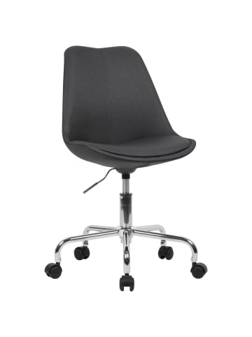 FineBuy Bürostuhl in Schwarz / Stoff / 65x65x94