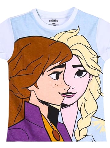 Cerda Schlafanzug kurz Disney Frozen Elsa & Anna in Hellblau