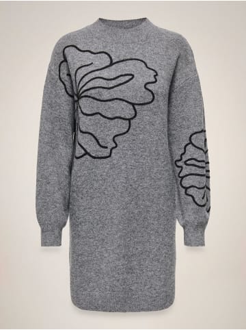 JDY Strickkleid in Dark Grey Melange
