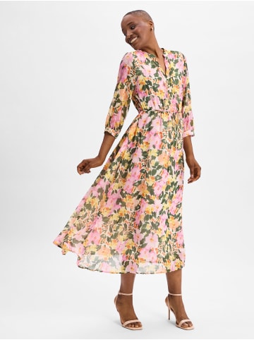 More & More Kleid in rosa gelb - 0001