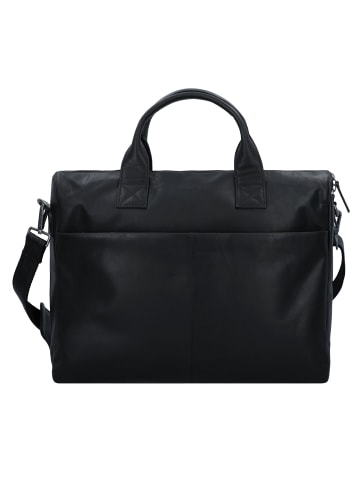 Greenburry Fiorentina Aktentasche Leder 41 cm Laptopfach black