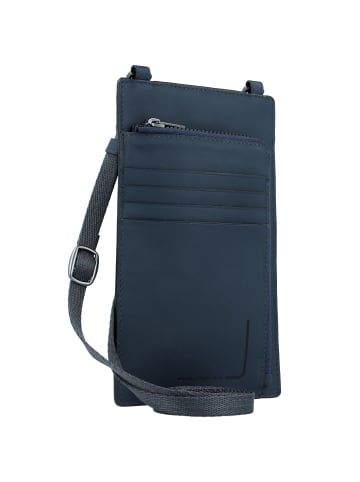 Piquadro PQJ Handytasche RFID Leder 11 cm in blue