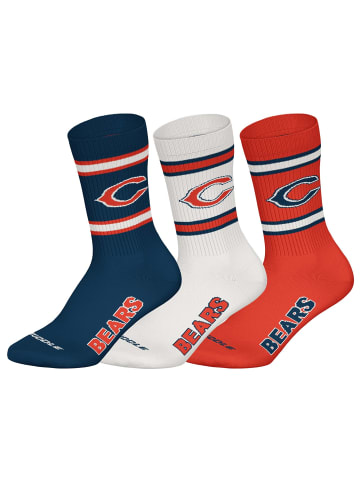 NFL Socken 6er Pack in Chicago Bears/Weiß