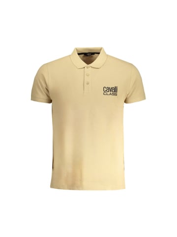 cavalli CLASS Beige Baumwoll-Polohemd