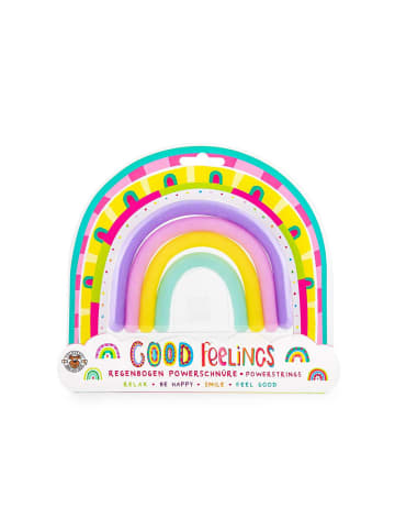 Trend Design Powerschnur Set Regenbogen Glitzer 4 St. Sensorik-Spielzeug 3+