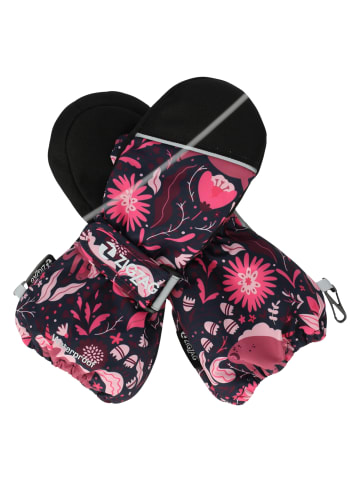 Zigzag Fäustlinge True Printed in 4368 Red Violet