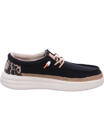 Fusion Leinenschuh  in Schwarz