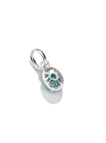 Thomas Sabo Charm-Anhänger Geburtsstein Dezember Connect in silber, türkis