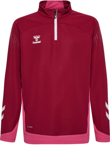 Hummel Halbreißverschluss Jacke Hmllead Kinder in BIKING RED