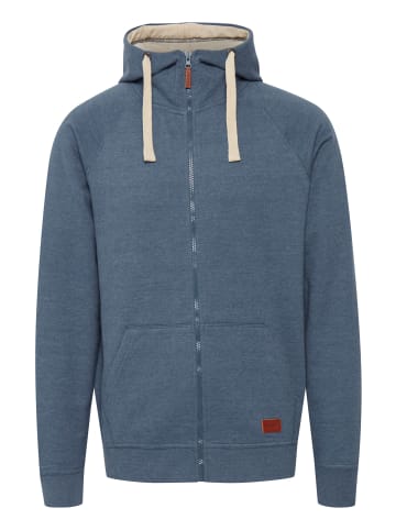 BLEND Kapuzensweatjacke in blau