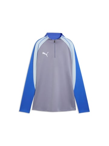 Puma Trainingsjacke "individualBLAZE 1-4 Zip-Top" in Grau