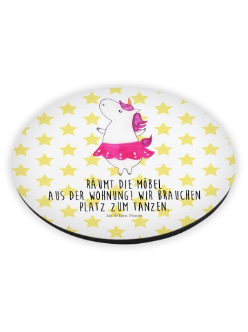 Mr. & Mrs. Panda magnet Einhorn Ballerina mit Spruch in Weiß