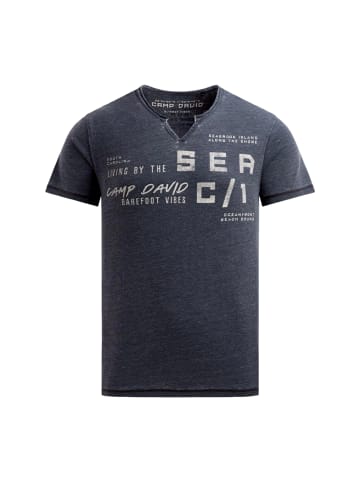 CAMP DAVID T-Shirt 'Oceanfront' in dunkelblau