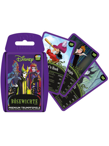 Winning Moves Top Trumps Disney Bösewichte Quartettspiel in bunt