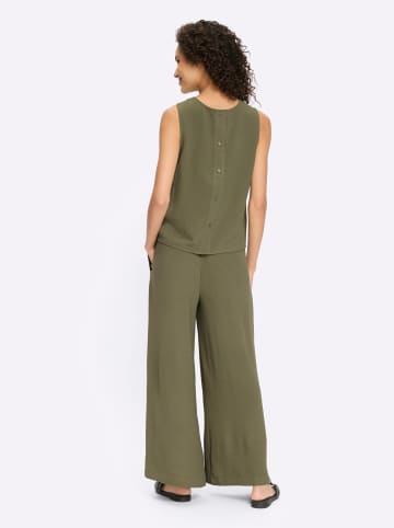 Heine Blusentop + Hose in khaki