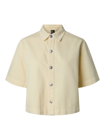 Pieces Jeanshemd in French Vanilla