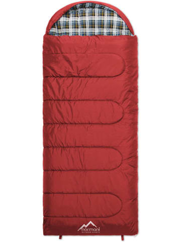 Normani Outdoor Sports 4-in-1 Schlafsack Antarctica in Rot