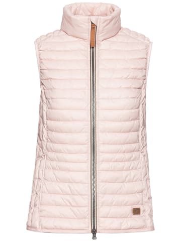 Camel Active Steppweste aus recyceltem Polyamid in Rosa