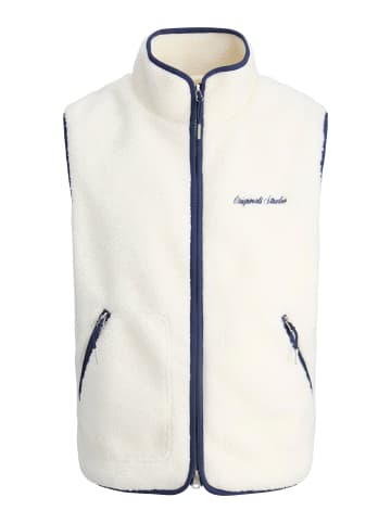 Jack & Jones Teddyfell Weste in Ocean Cavern