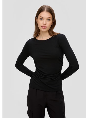 QS T-Shirt in 9999_schwarz
