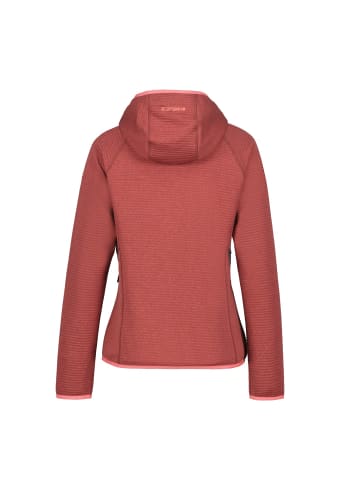 Icepeak Midlayer Berryville mit Kapuze in rot