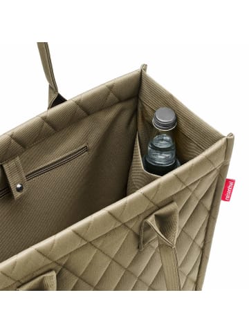 Reisenthel Daily Shopper - Shopper 42 cm (summerstripes coffee) in rhombus olive