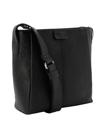 VLD VOi Leather Design Hirsch Beatrix Umhängetasche Leder 22 cm in schwarz