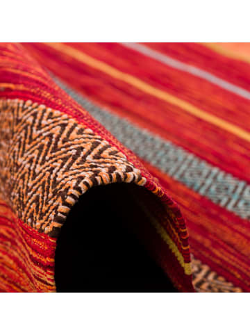 Pergamon Natur Teppich Kelim Kalleen in Rot