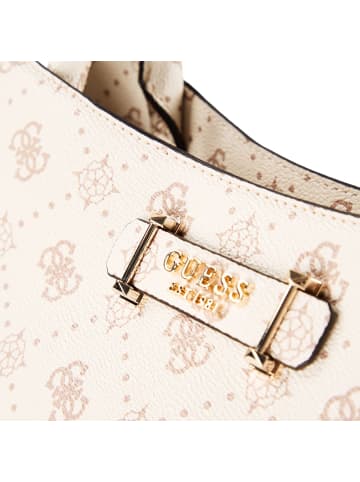 Guess Carrie Schultertasche 44 cm in vanilla logo