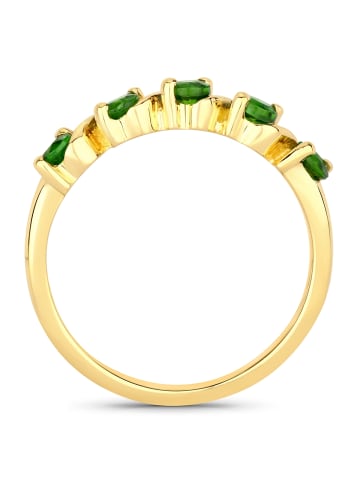 Rafaela Donata Ring Sterling Silber Chromdiopsid in gelbgold