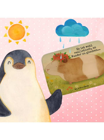 Mr. & Mrs. Panda Duschvorleger Meerschweinchen Weisheit Design m... in Weiß