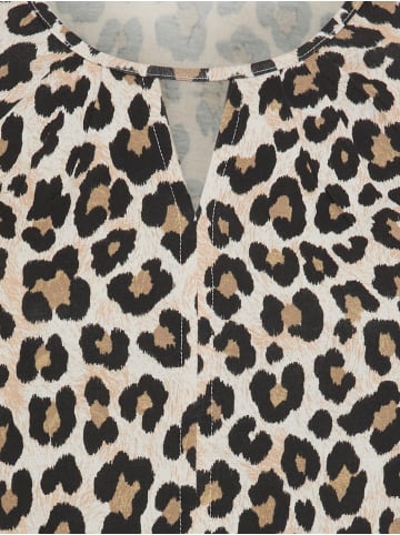 Olsen Langarmshirt Clara in beige schwarz