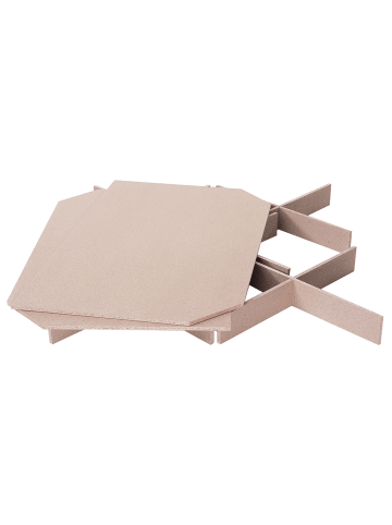 Beliani Wasserbett Podest BEDROCK in Braun - (W) 180 x (H) 20 x (L) 200 cm