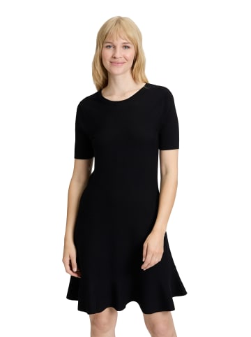 Vera Mont Strickkleid mit Rundhalsausschnitt in Schwarz