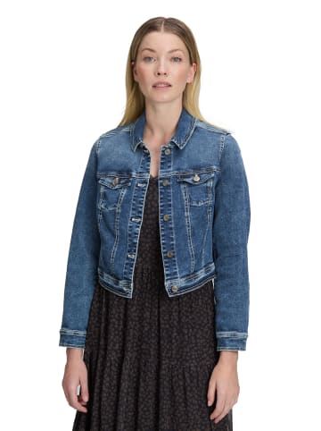 Vera Mont Jeansjacke mit Waschung in Blau