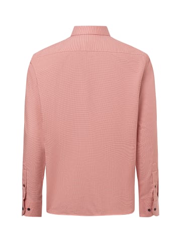 Eterna Hemd in orange weiß - 0003