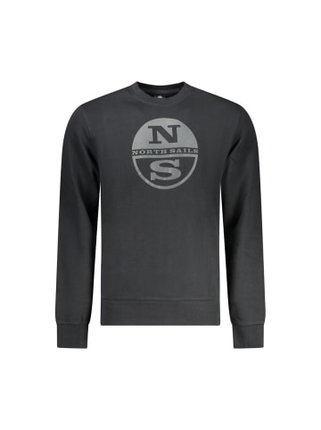 North Sails Schwarz Baumwolle Herren Sweatshirt