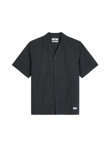Marc O'Polo DENIM Seersucker-Hemd regular in Peppercorn Grey